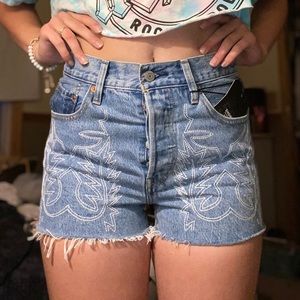 Levi Embroidered Shorts